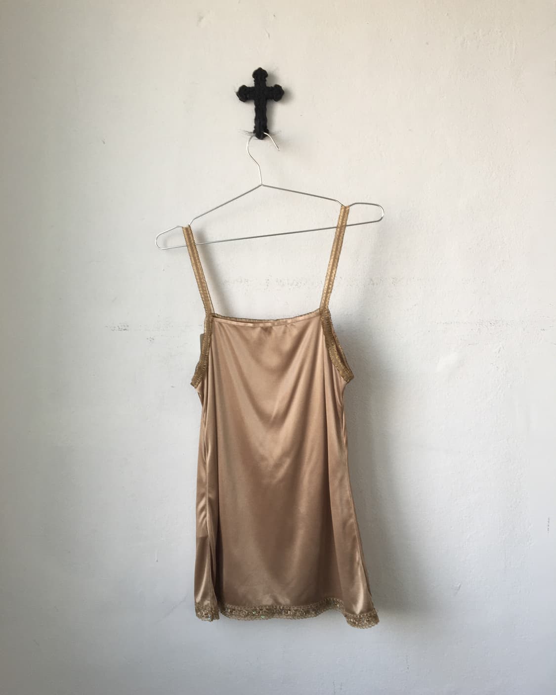 Lace trimming slip sleeveless 상품이미지3