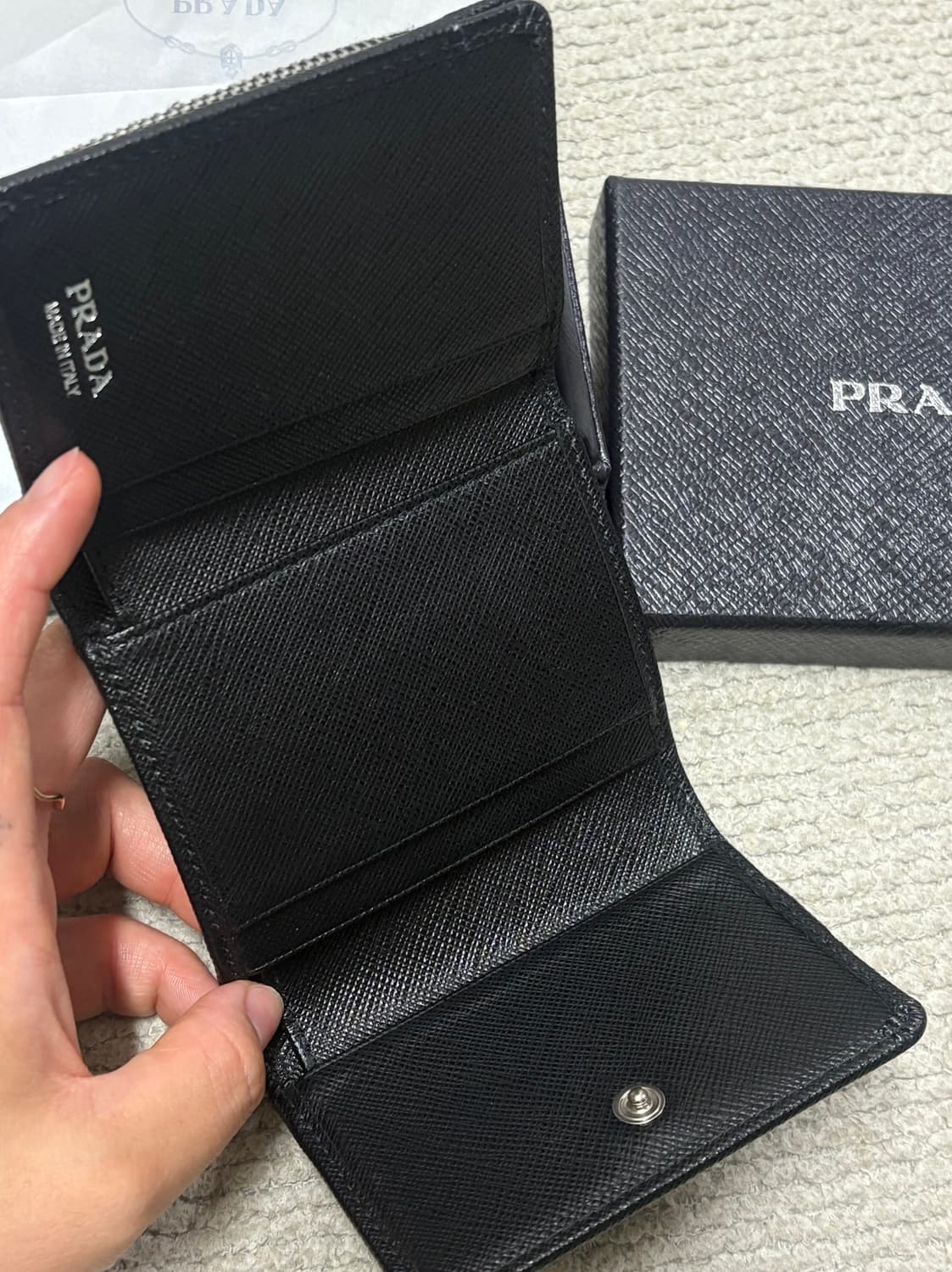 프라다 사피아노 반지갑 상품이미지3