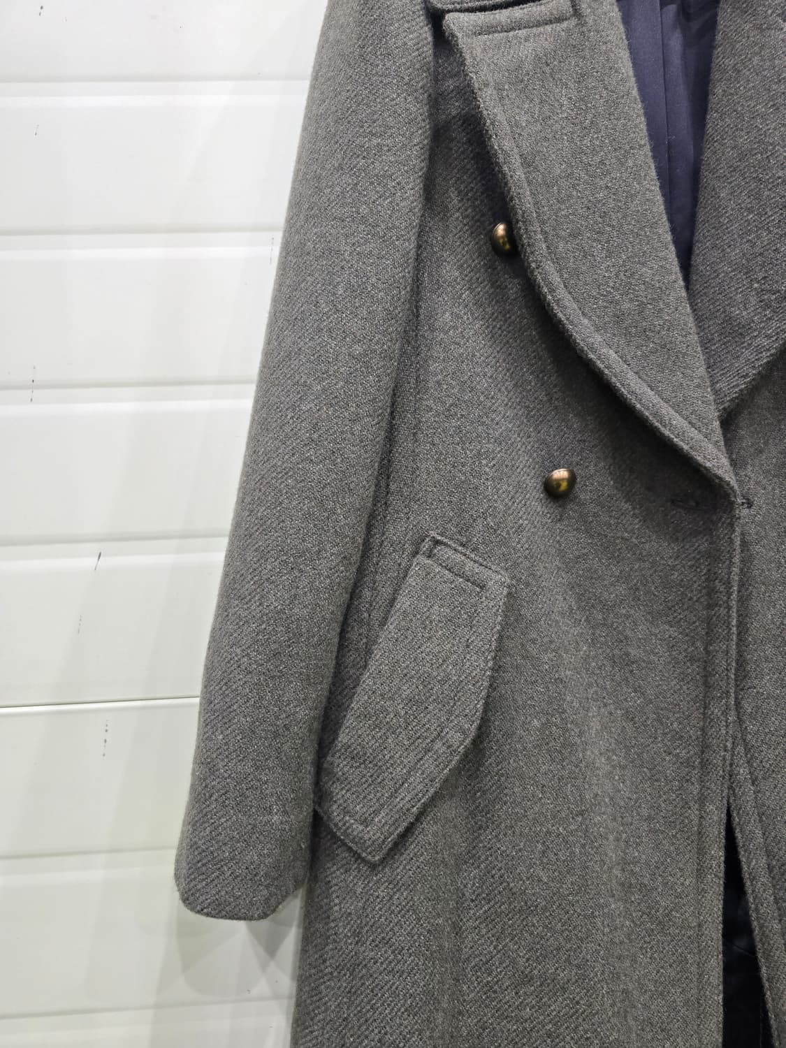 클럽모나코 헤링본 더블 롱코트 상품이미지9