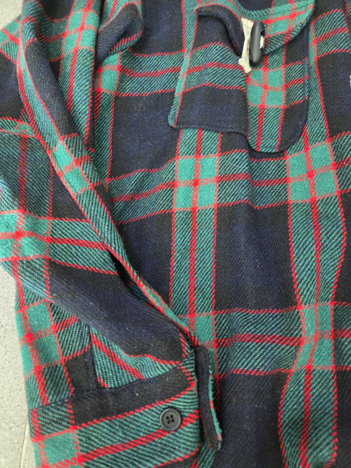 빈티지 체크 더플자켓 상품이미지3