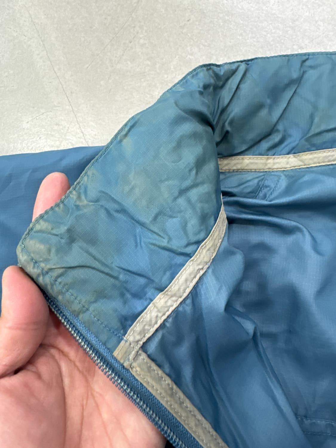 엘엘빈 하프집업 윈드브레이커 XL 상품이미지5