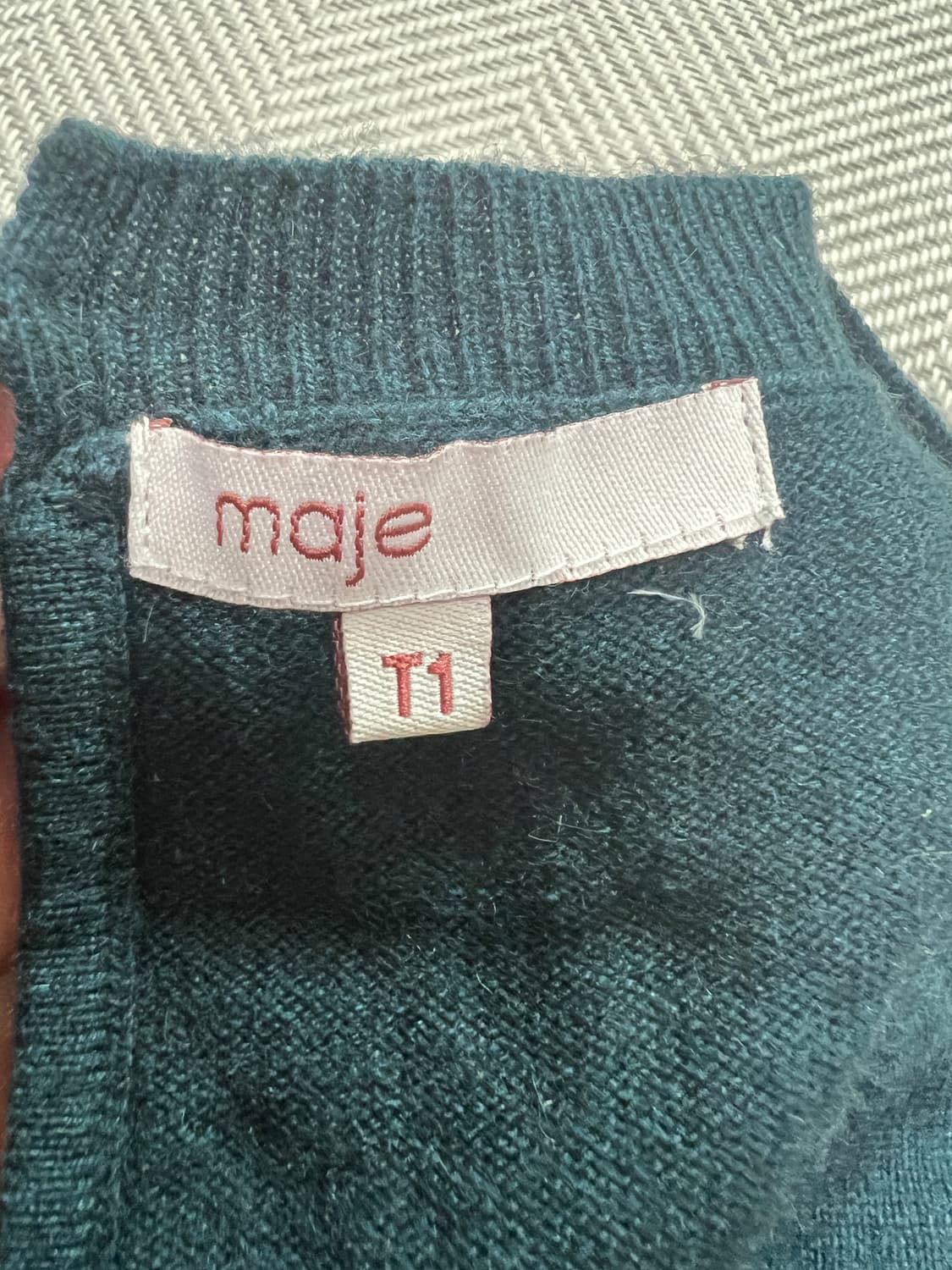마쥬 maje 니트 원피스 정품 상품이미지3