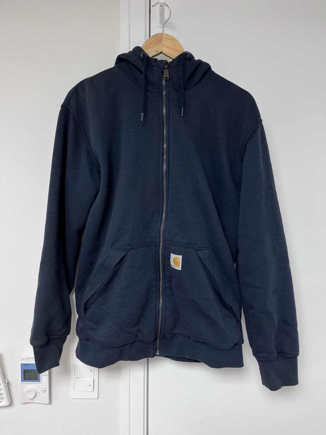 칼하트 써멀 후드 집업 네이비 상품이미지1