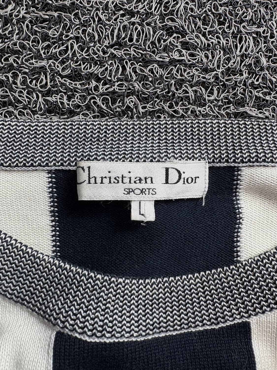 90s 크리스찬 디올 아카이브 빅로고 니트 2838 상품이미지3