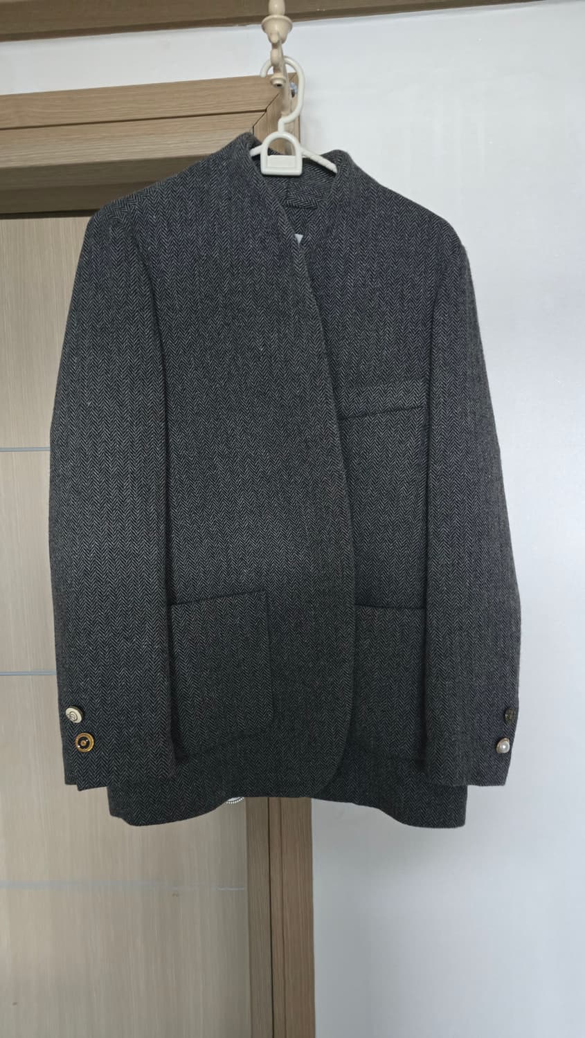 그레이 해링본 자켓 상품이미지2