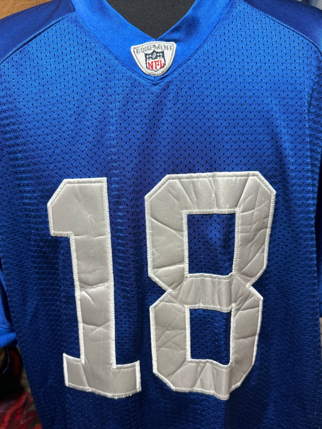 [52]리복 NFL 인디애나폴리스 콜츠 페이튼 매닝 #18 온필드 져지 상품이미지2