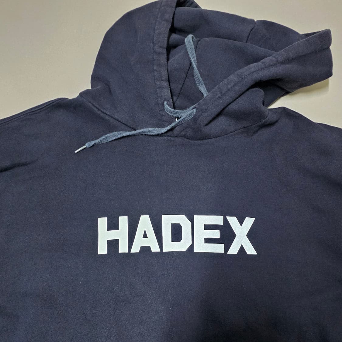 [XL] HDEX 에이치덱스 로고 스웨트 후드티 네이비 상품이미지3