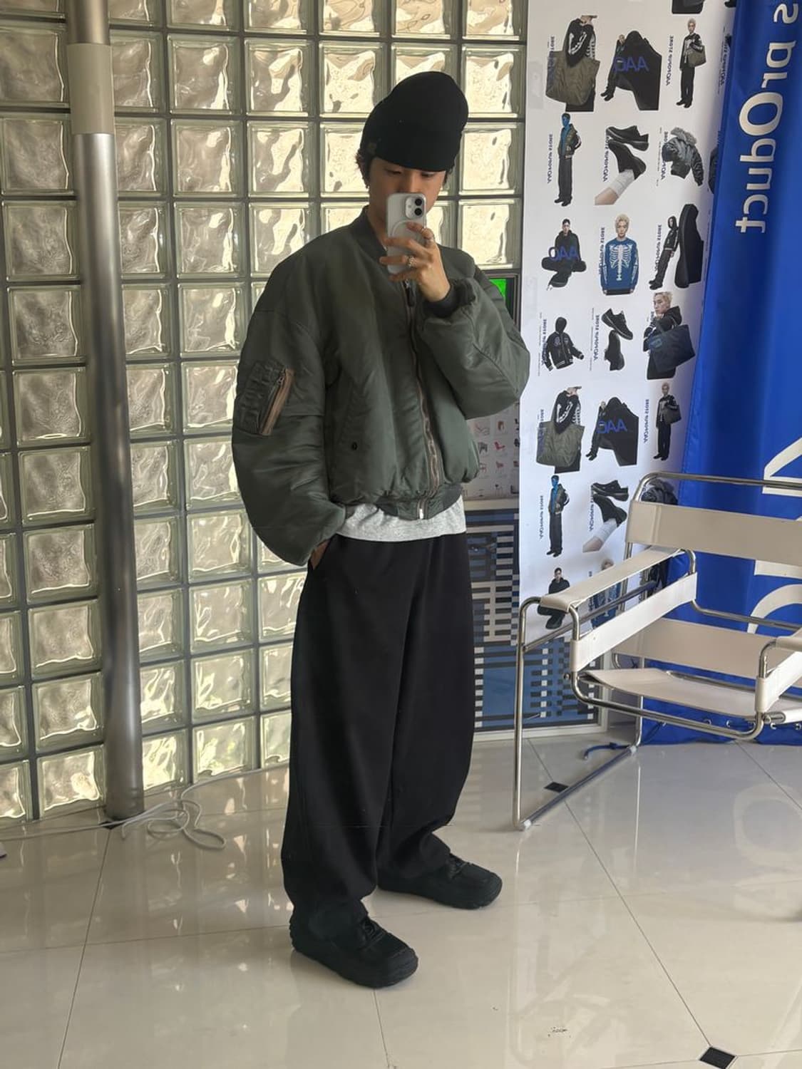 WIDE SWEATPANTS 통 넓은 트레이닝 바지 상품이미지2