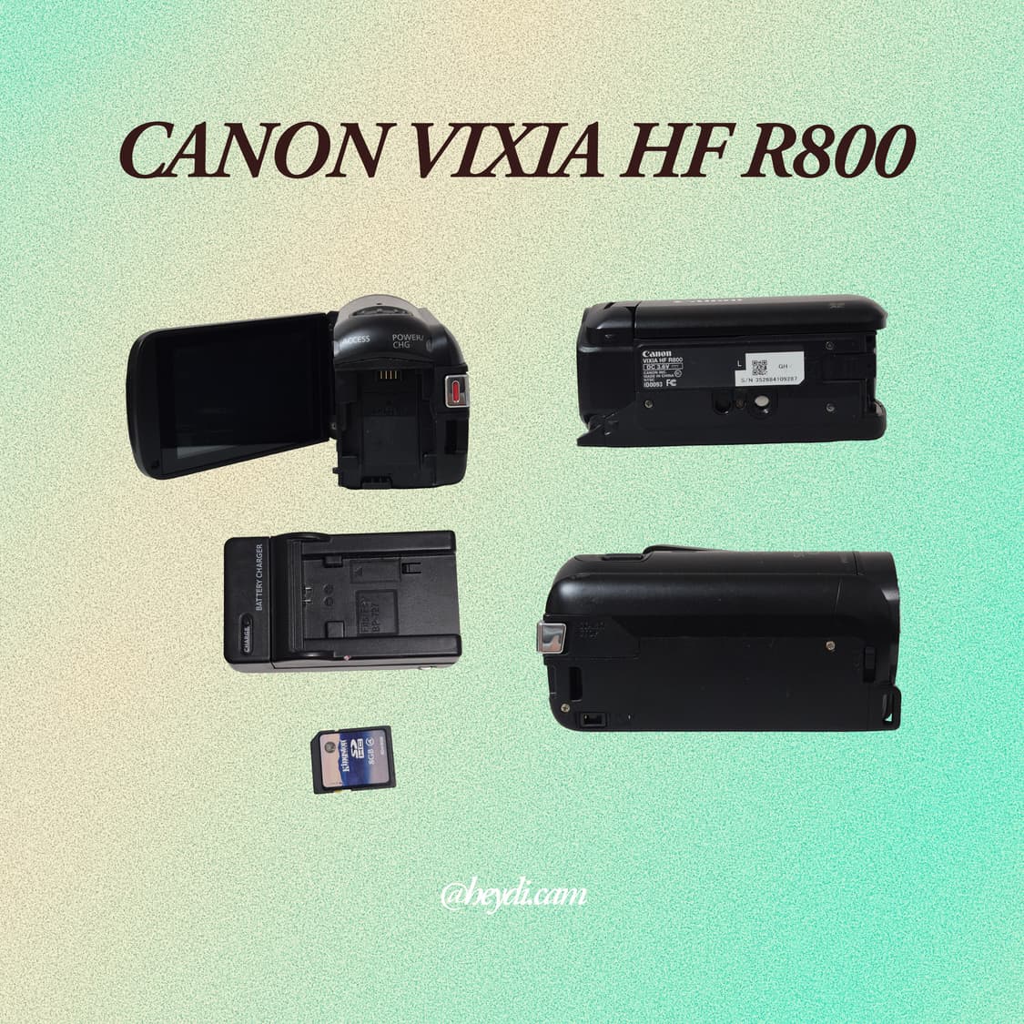 [미품급] 캐논 빅시아 CANON VIXIA HF R800 블랙 상품이미지3