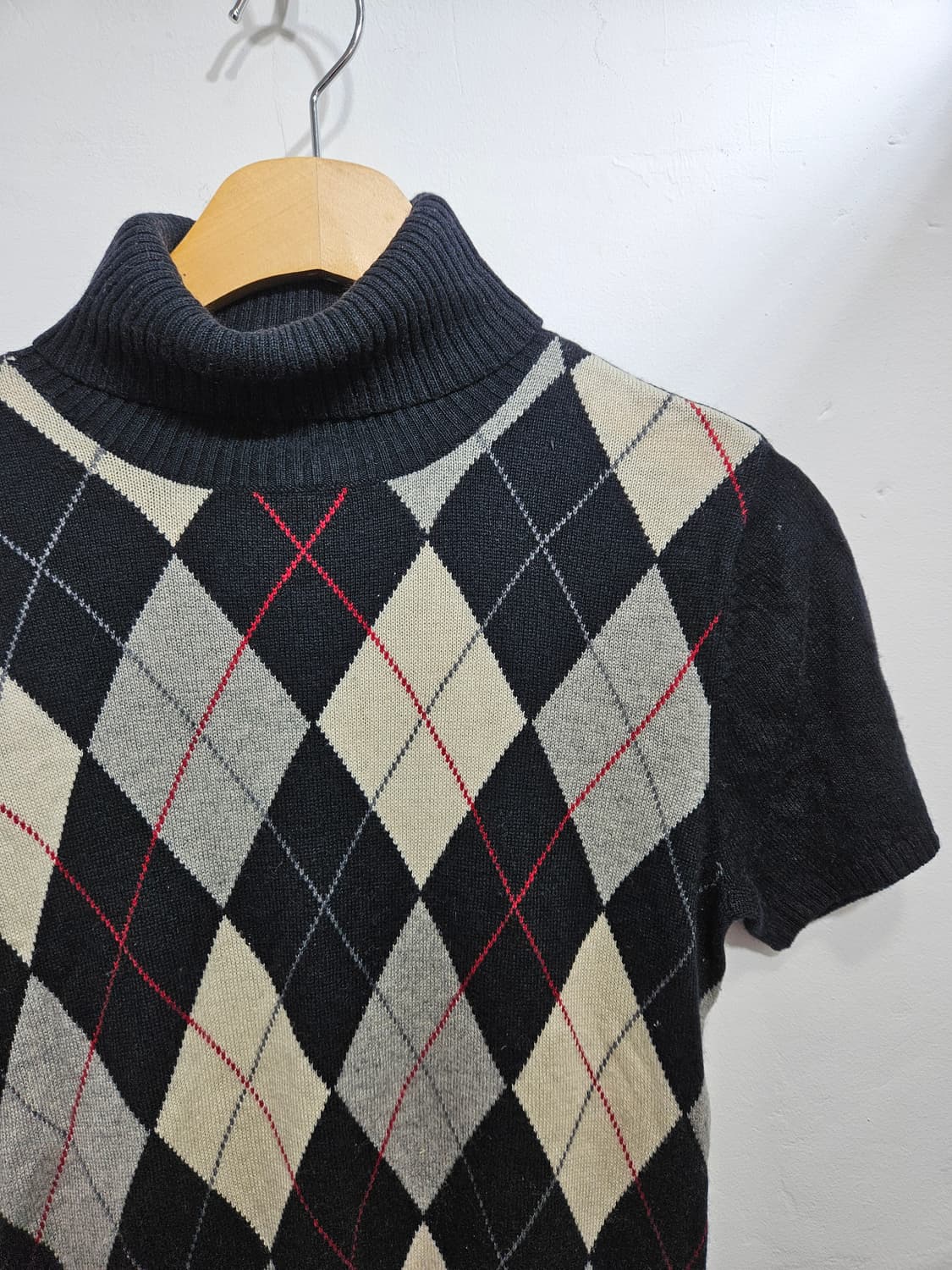 미국 브랜드 탈보츠(talbots) 실크 캐시미어 아가타무늬 반팔 상품이미지2