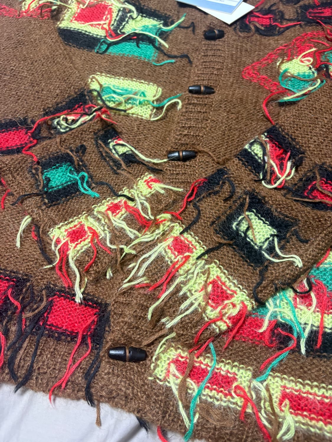 (새상품) 앤더슨벨 빌리지 인타르시아 가디건  xl 상품이미지3