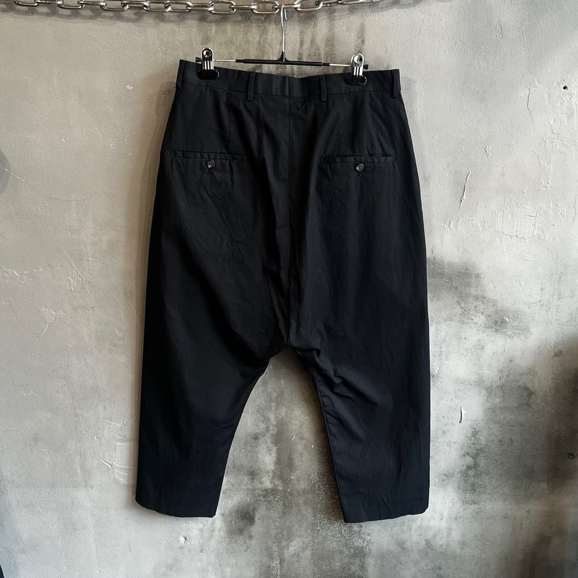 19ss 릭 오웬스 드롭크로치 크롭 팬츠 상품이미지7