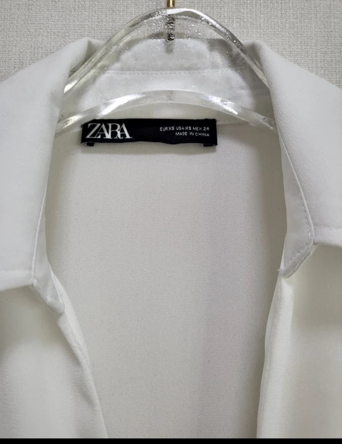 새제품세일!자라 화이트 오버사이즈 블라우스 free 상품이미지5