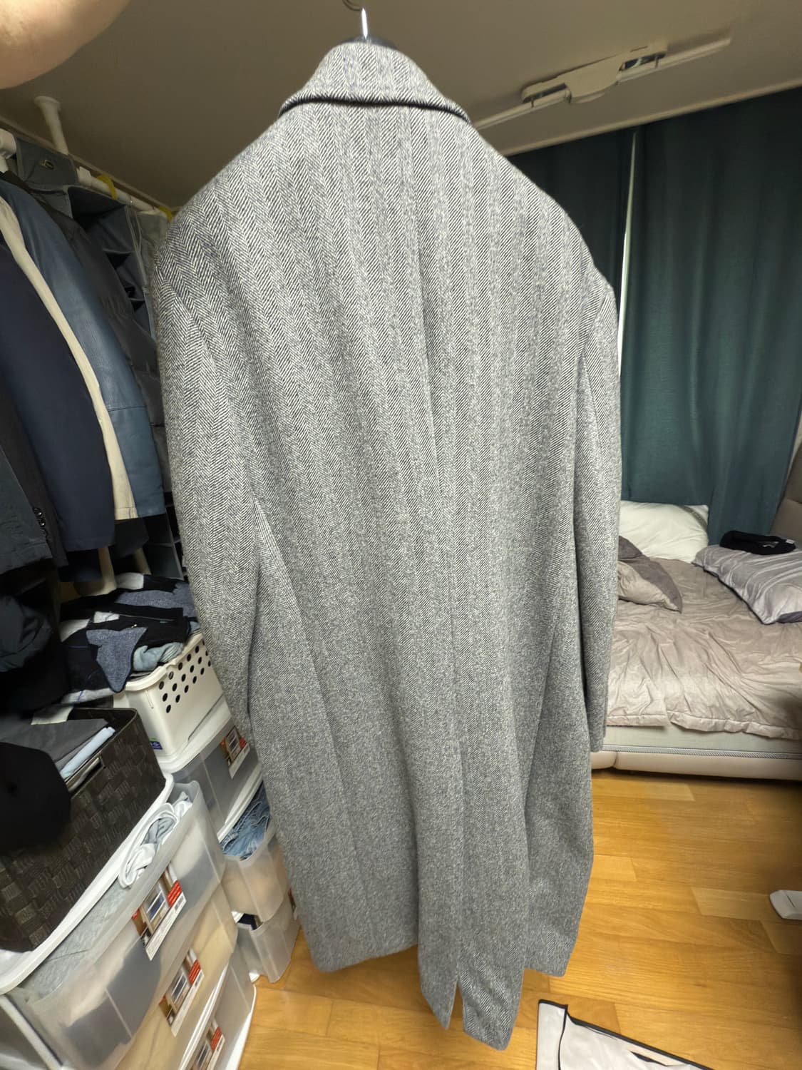 토니웩 헤링본 롱코트 상품이미지2