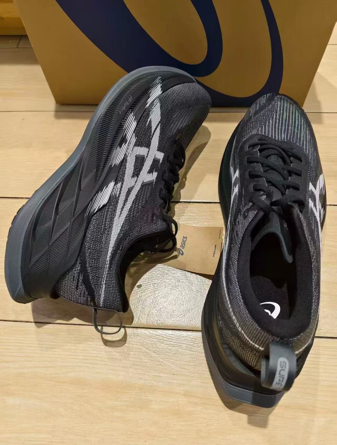 아식스 슈퍼블라스트 2 블랙 화이트 265mm 상품이미지1