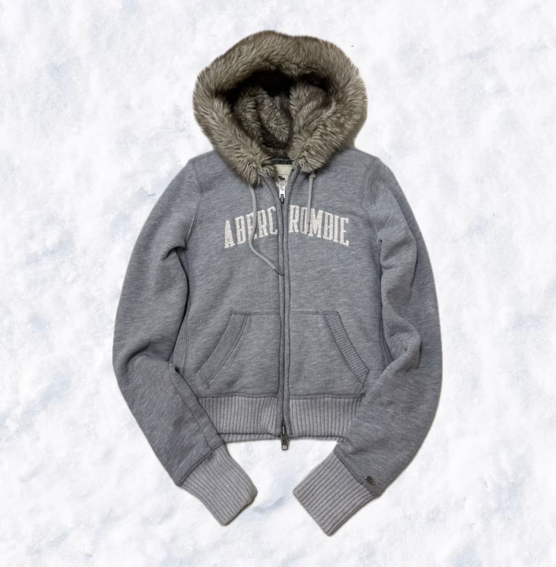 아베크롬비 울프죠 그레이 투웨이 후드집업 상품이미지1