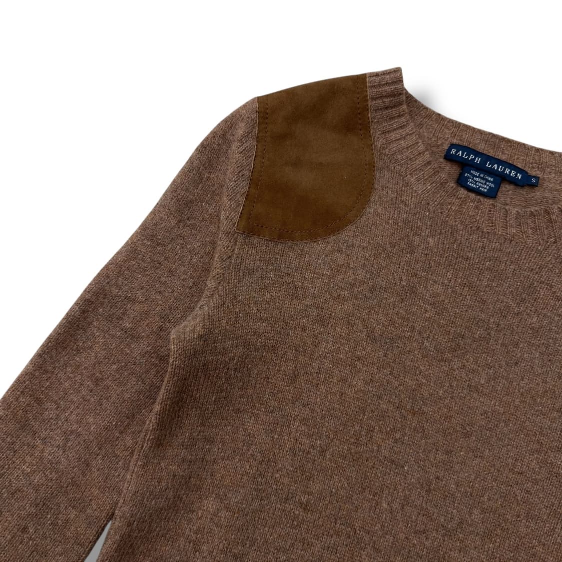 랄프로렌 스웨이드 패치 니트 r1892 상품이미지5