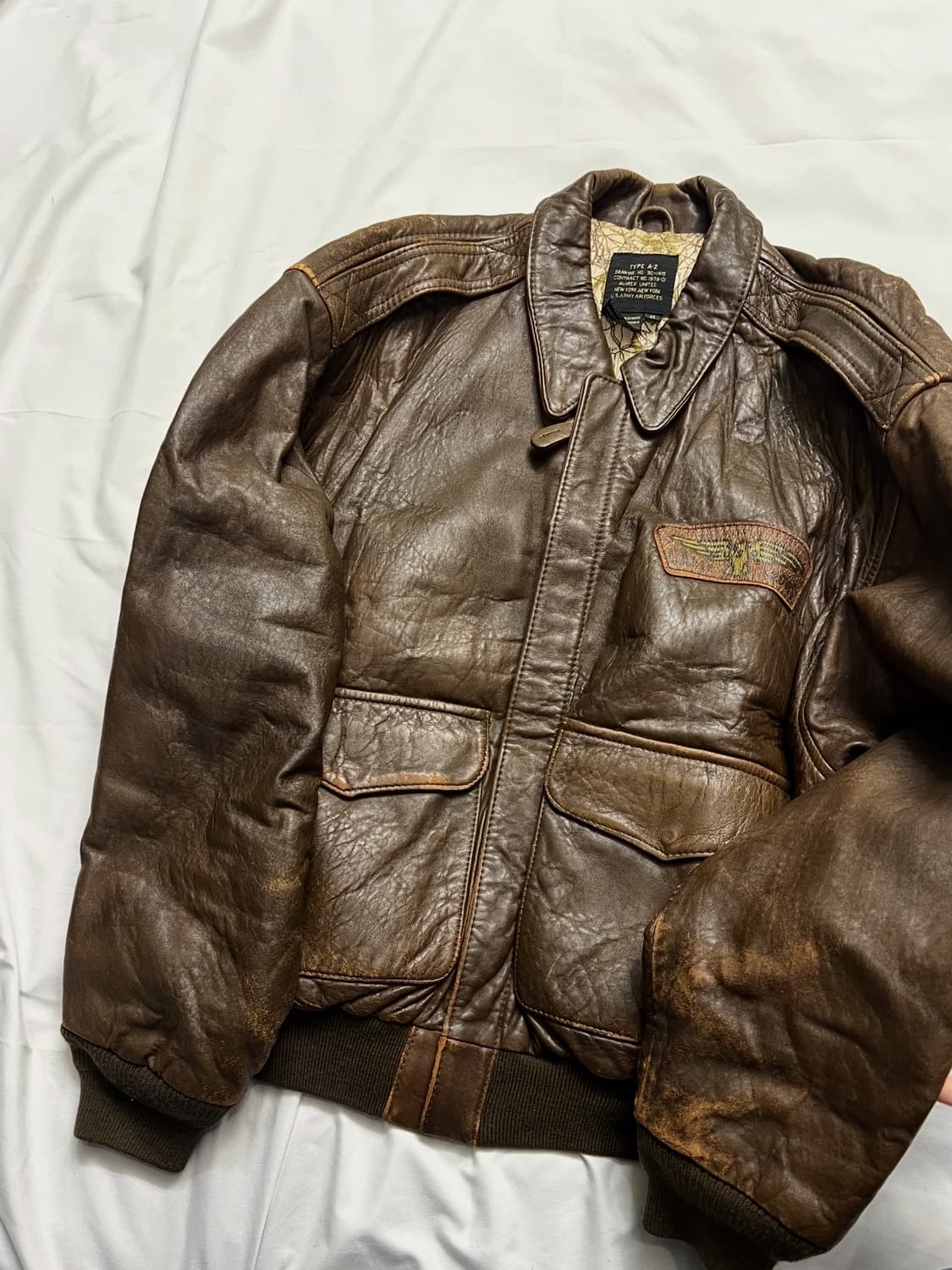 아비렉스 A-2 가죽자켓 상품이미지9