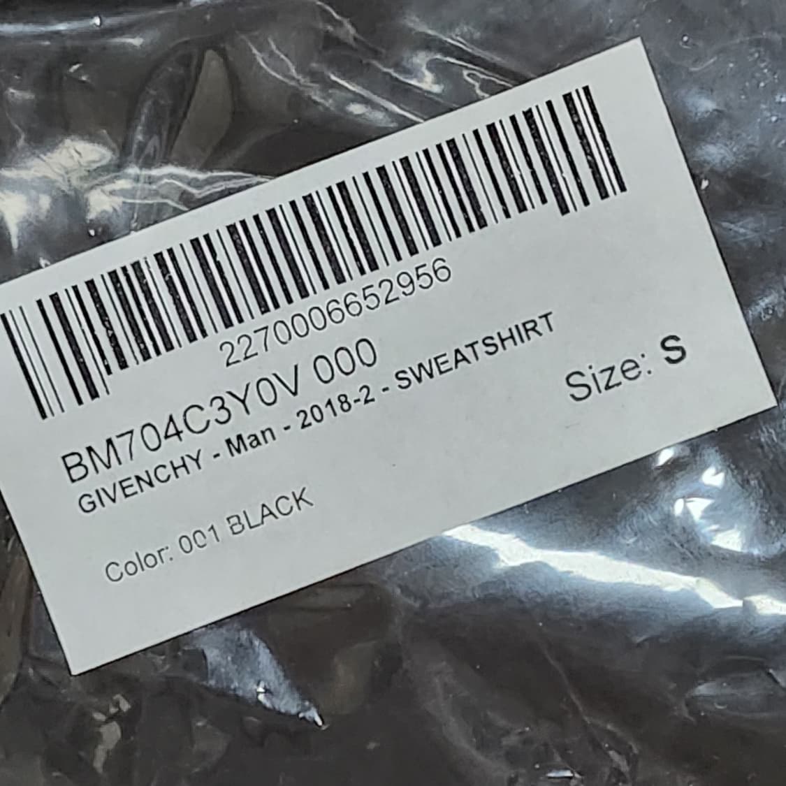 [S] 지방시 블랙 샤크 맨투맨 BM704C3Y0V 상품이미지10