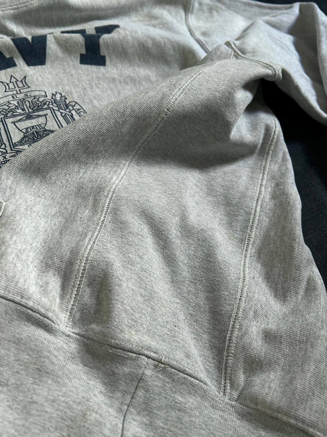 90s 챔피온 naval academy 리버스위브 후디 미국 생산 상품이미지5