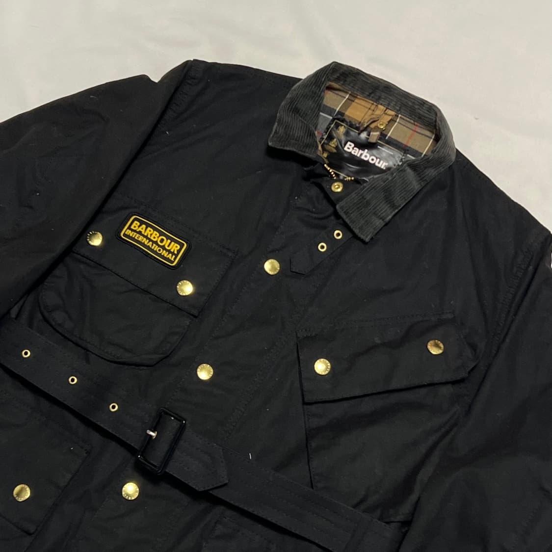 38 바버 인터네셔널 코듀로이 왁싱 자켓 상품이미지1