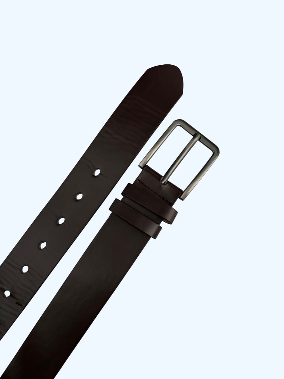 브라운 레더 벨트 상품이미지1