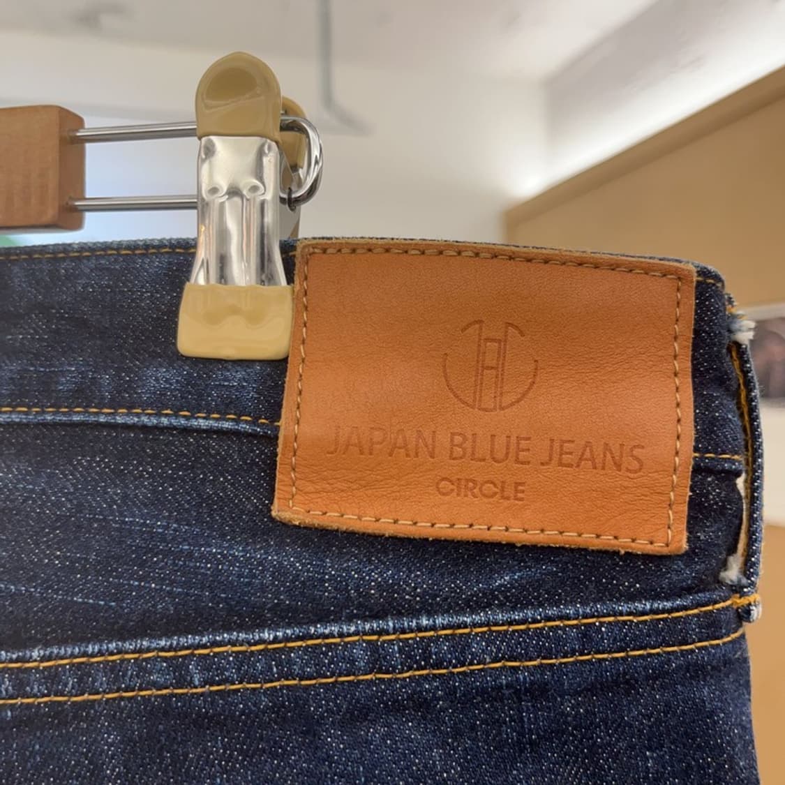 재팬블루진 J401 빈티지 캐주얼 진청 데님팬츠 34인치 C09722 상품이미지5