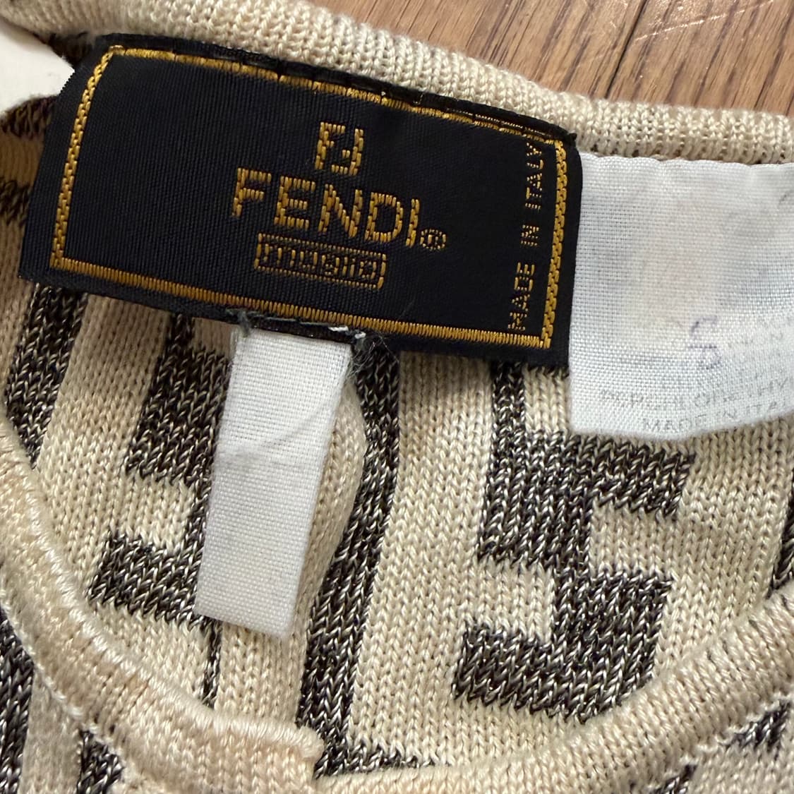 펜디 로고 패턴 니트 셋업  상품이미지4