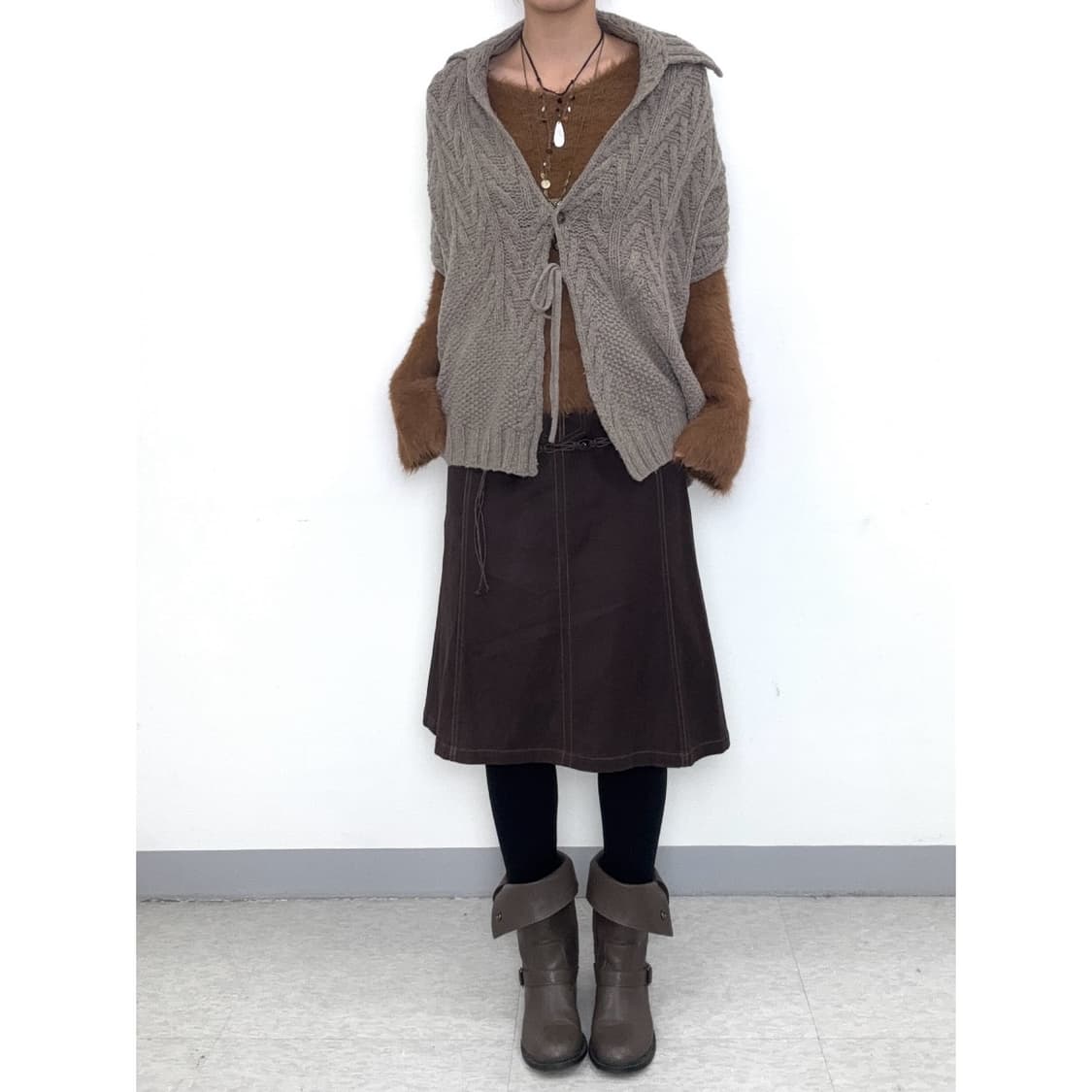 빈티지 히피 판쵸 케이프 망토 상품이미지2