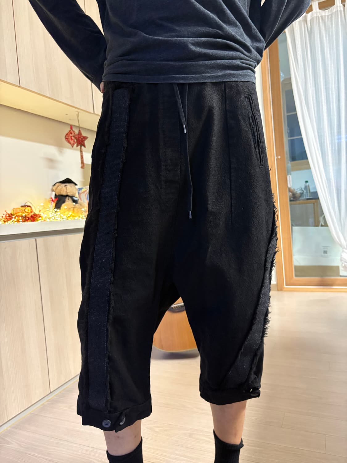 Army of me 와이드 크롭 트라우저 상품이미지4