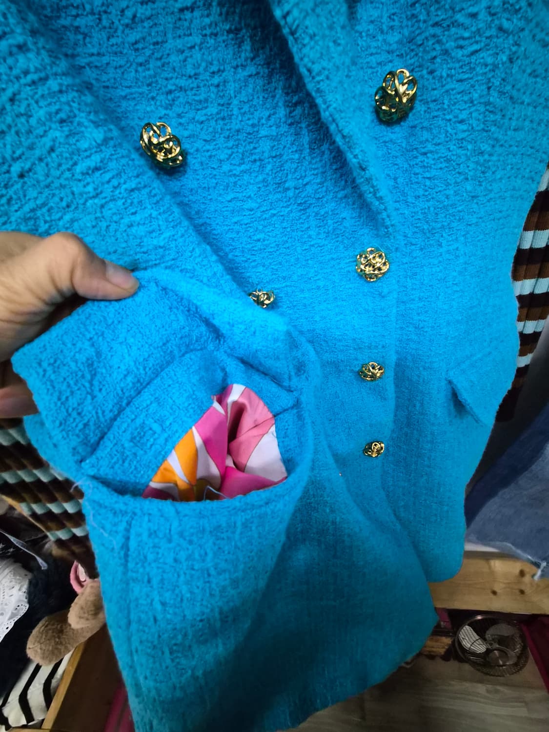 자라 트위드 롱 베스트 상품이미지5