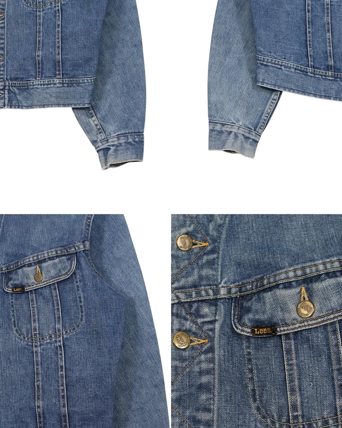 1970s USA Lee 101-J 데님 자켓 빈티지 미국제 리 상품이미지7