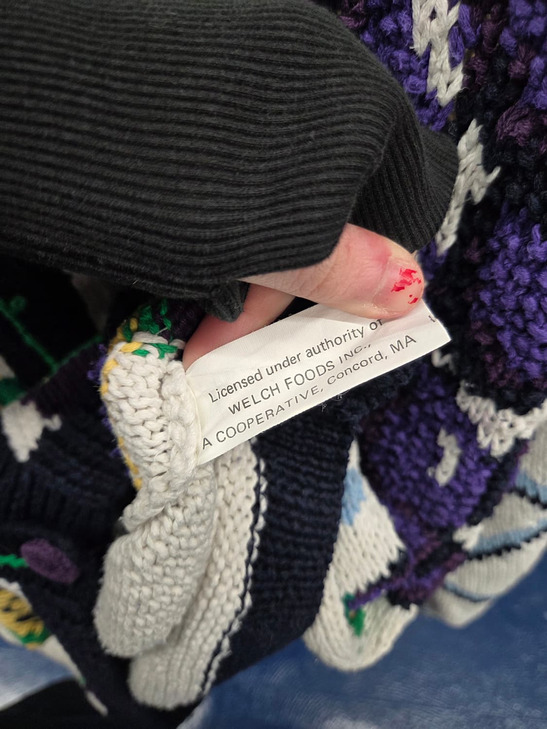 2000s Welchs 웰치스 라운드넥 가디건 상품이미지9