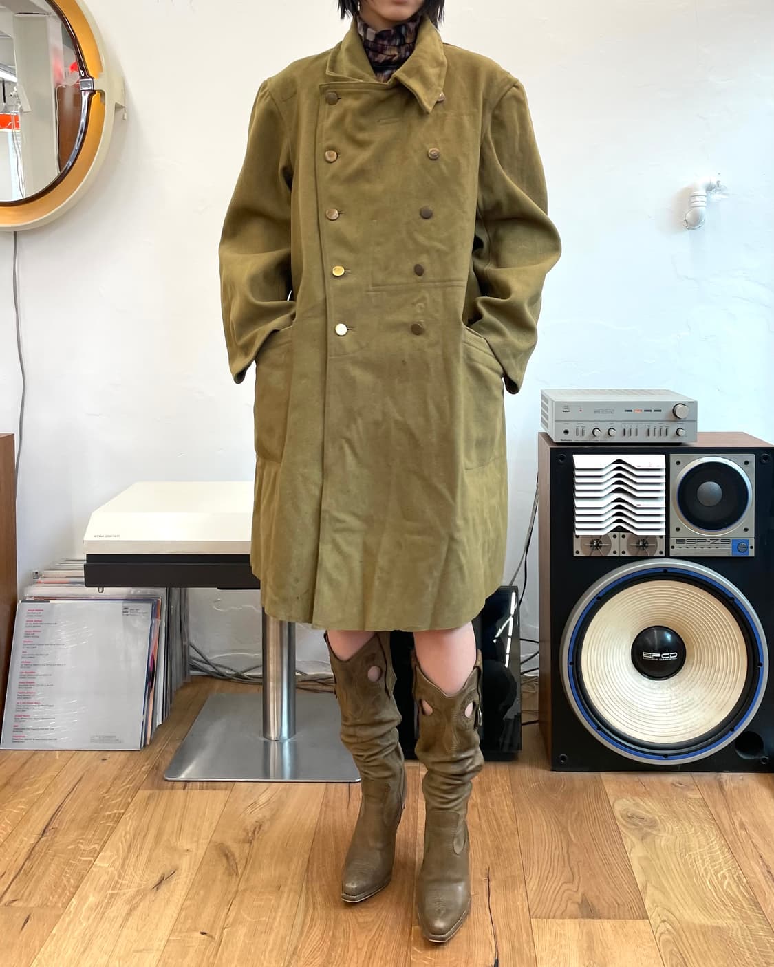 40s 빈티지 울 코트 상품이미지2