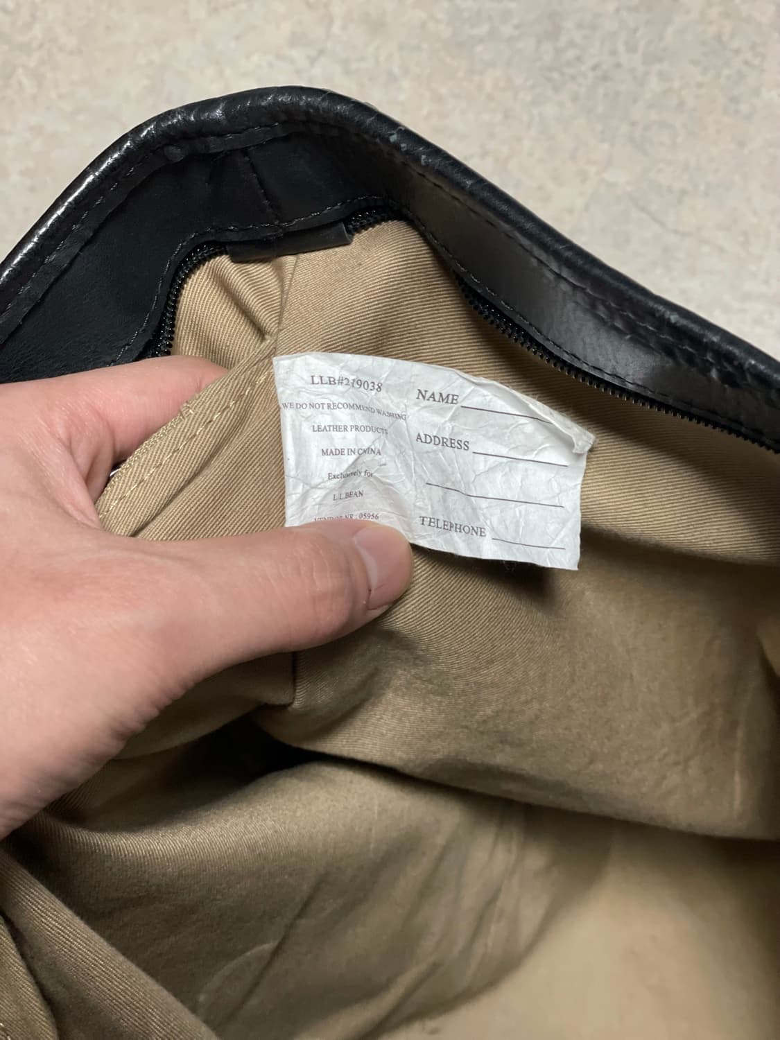 빈티지 엘엘빈 레더 토트백 보트 앤 토트 상품이미지5