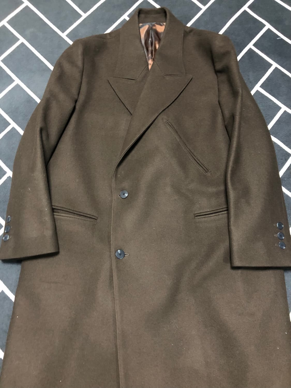 (새제품)이얼스어고우 타임리프 더블브레스트코트/몽클레어 스톤 발망 프라다 상품이미지6