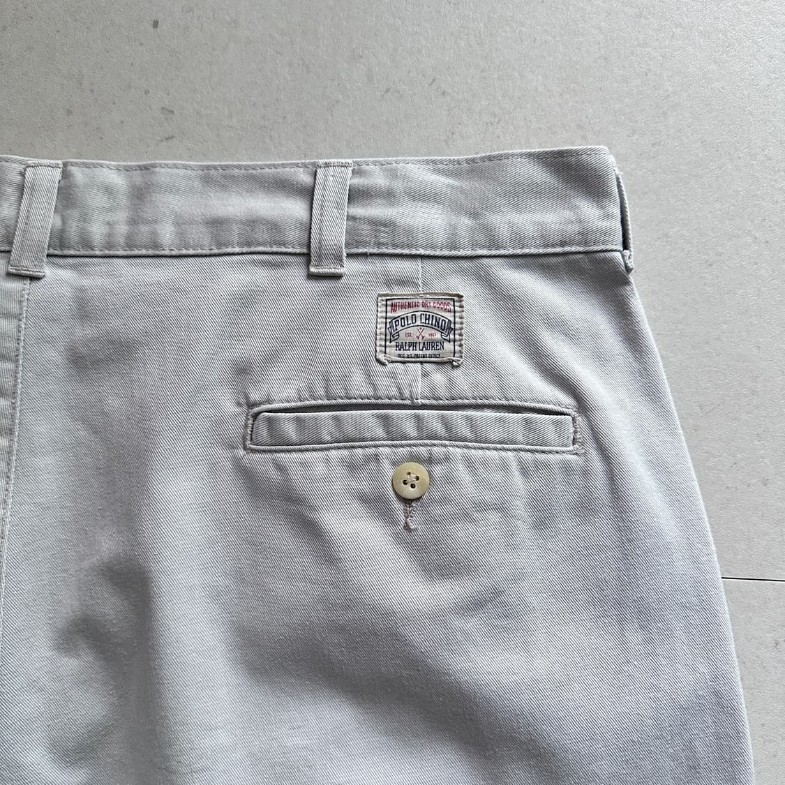 90s 폴로 랄프로렌 어센틱 사각탭 투턱 치노팬츠 36 상품이미지1