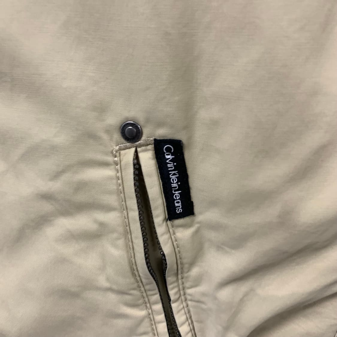 캘빈클라인 베이지 블루종 트러커 자켓 상품이미지5