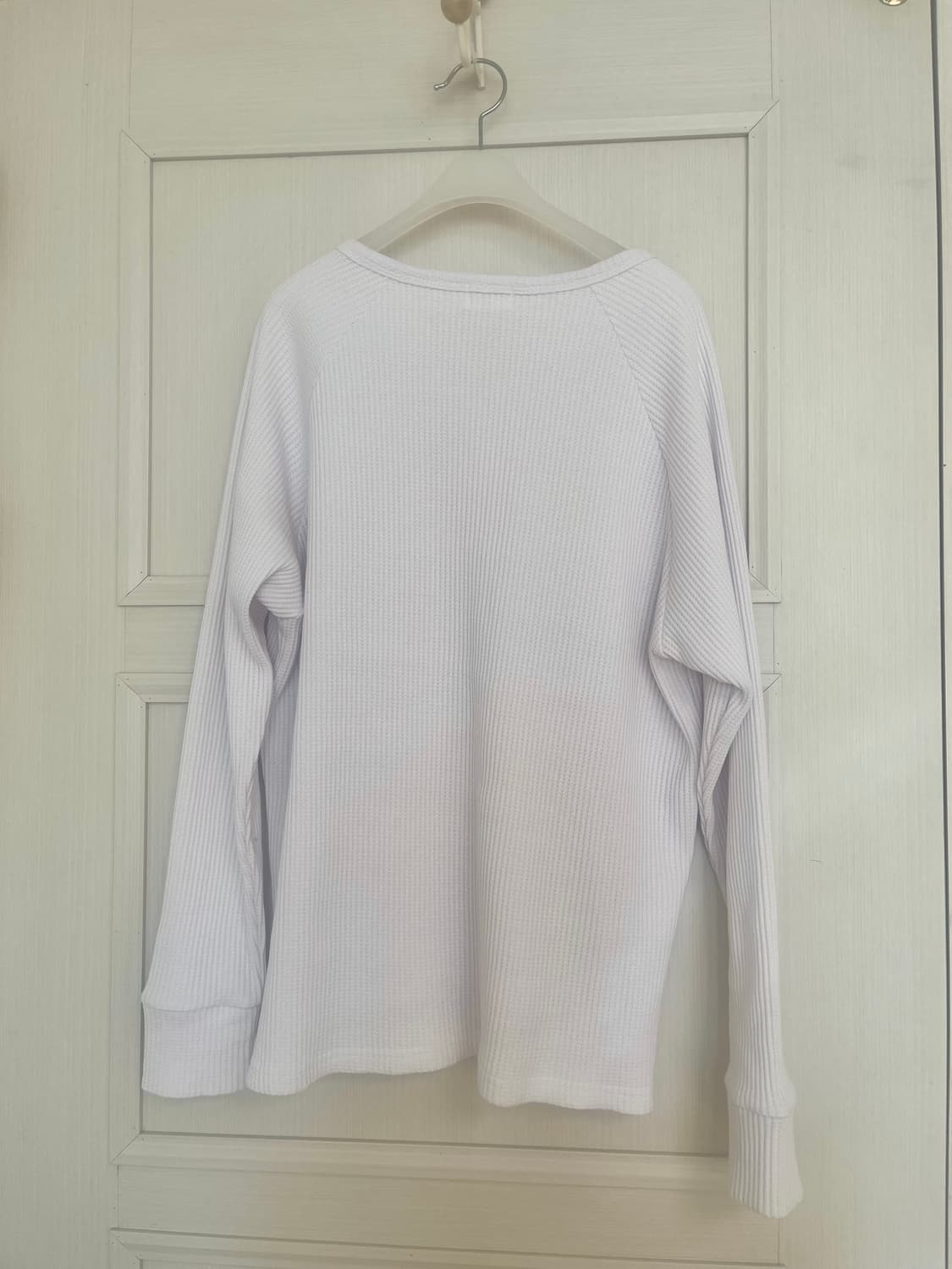 새상품 kiko 화이트 레글런 와플 티셔츠 상품이미지6