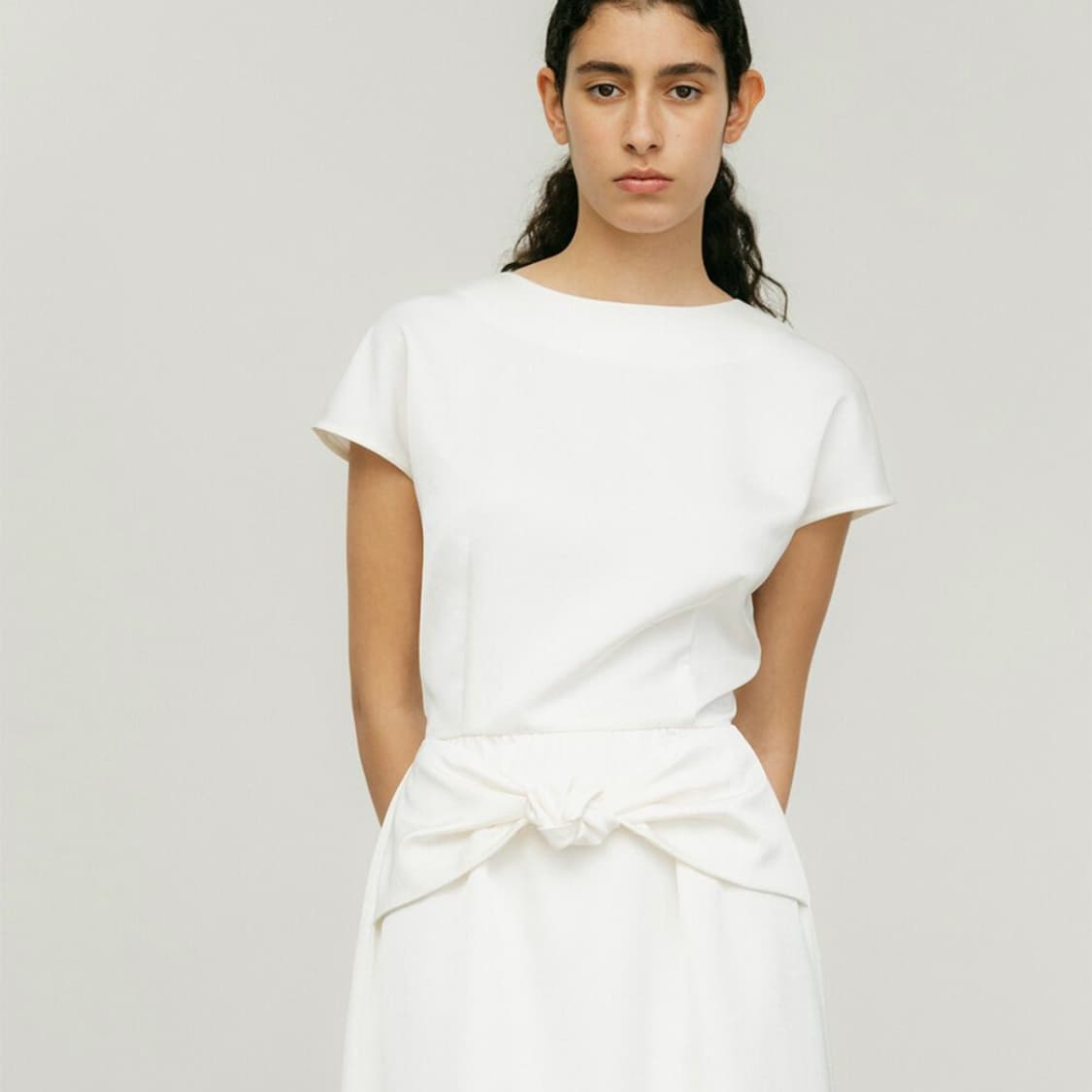 스프링크로커스(springcrocus) 리본 원피스 새상품 상품이미지2