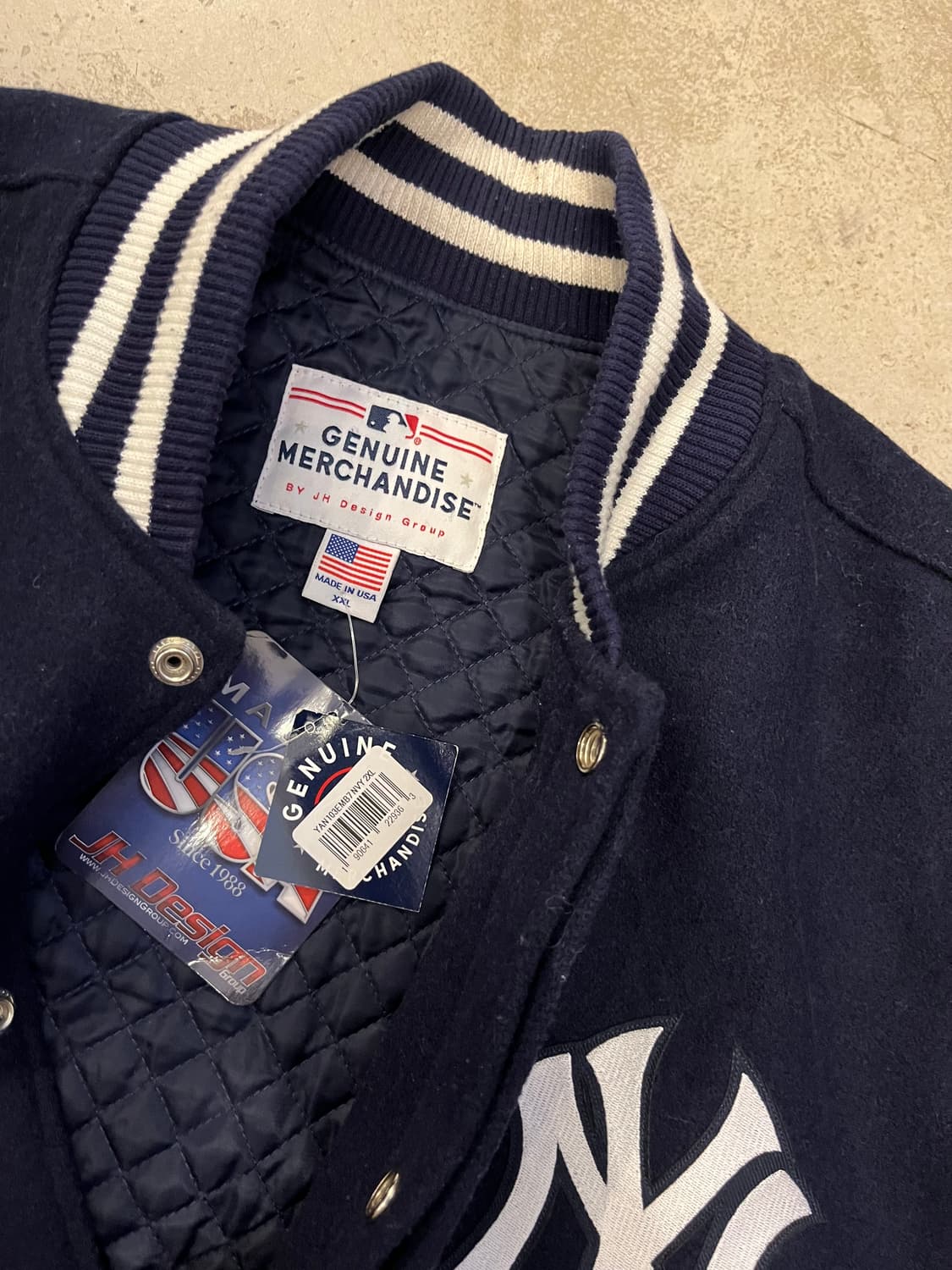 빈티지 JH 뉴욕양키즈 울바시티 상품이미지4