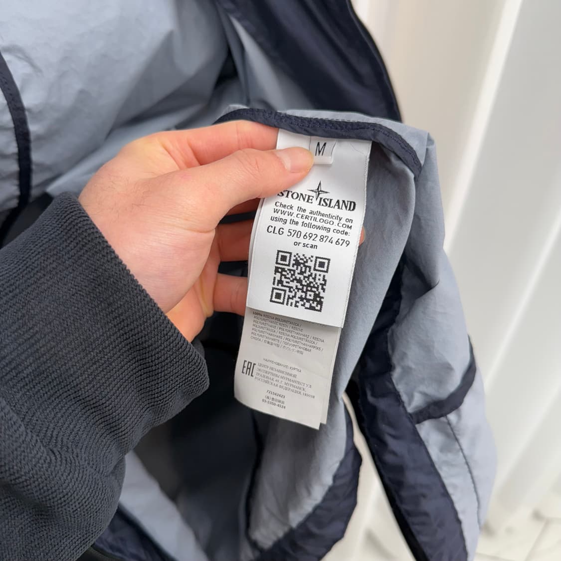 [M] 스톤아일랜드 멤브라나 3L TC 바람막이 상품이미지5