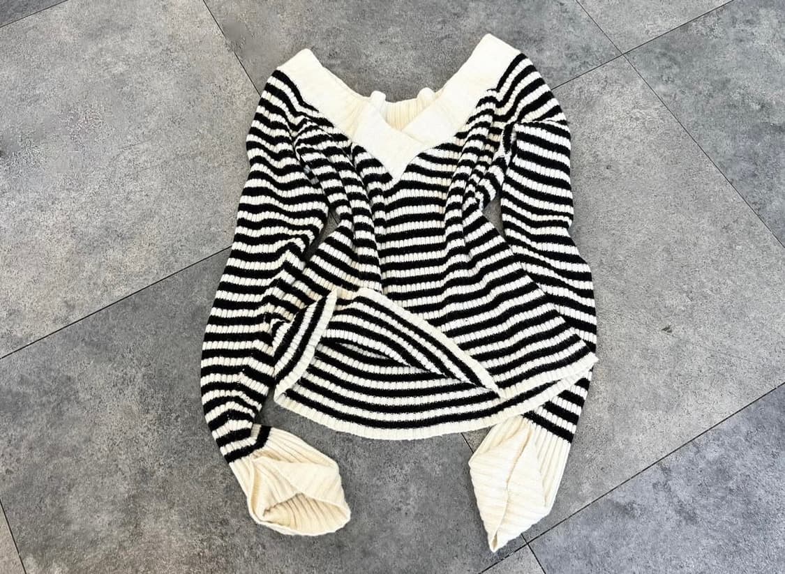 토끼퍼베스트, 여우퍼베스트, 스트라이프니트, 그런지원피스 상품이미지6