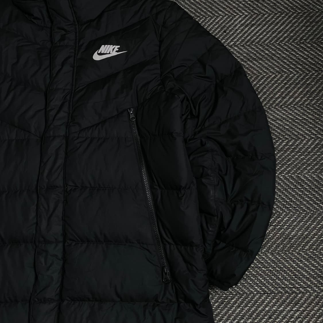 나이키 윈드러너 덕 다운 롱 패딩 자켓 블랙o 4799 상품이미지4