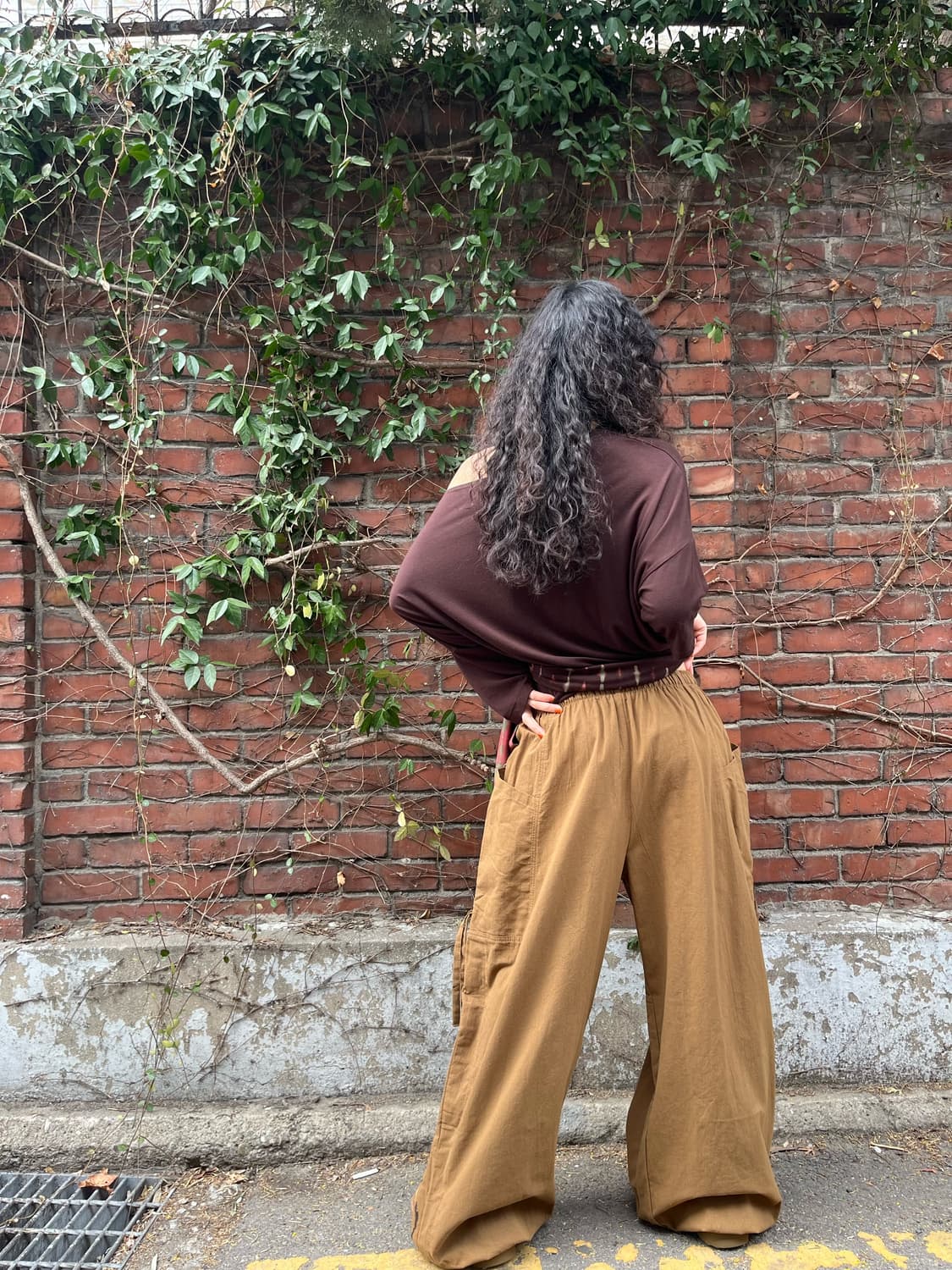 히피 문양 와이드 벌룬 팬츠 상품이미지7