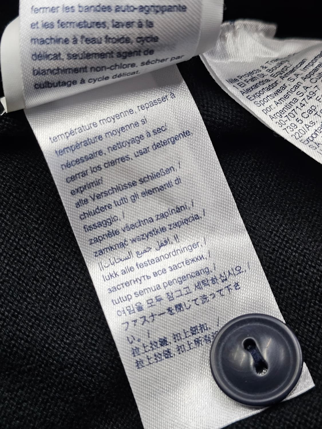 타미힐피거 블랙 가디건 한섬 정품 상품이미지9