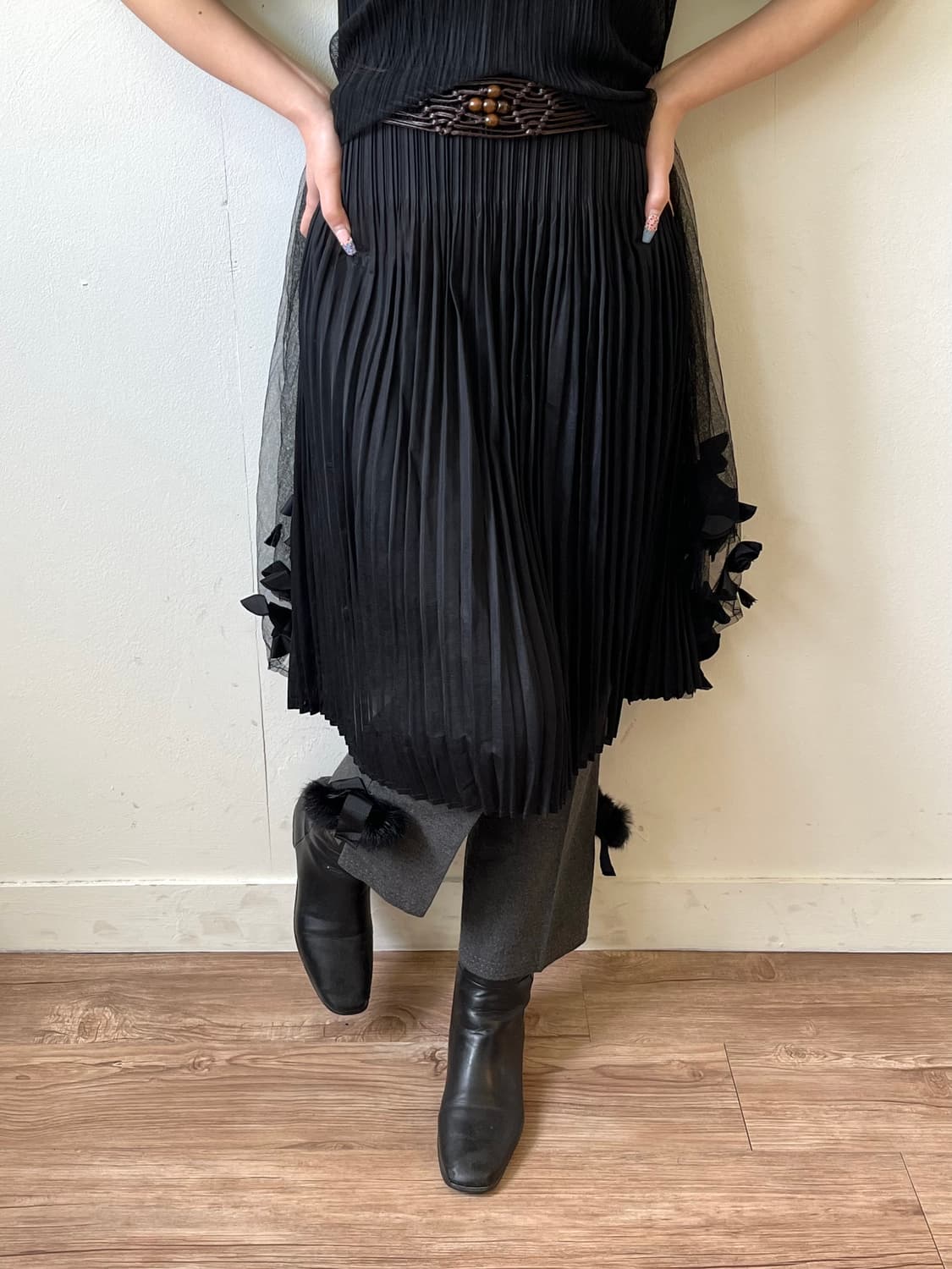 Bell chu Very 플리츠 원피스 상품이미지6