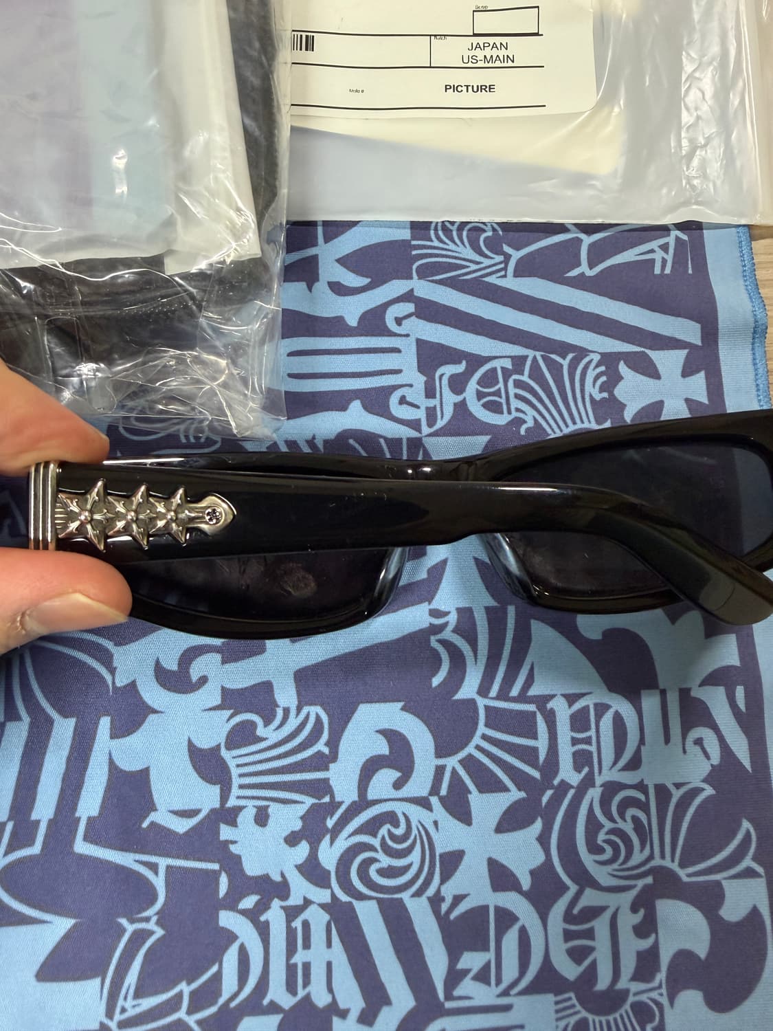 크롬하츠 롤러스타 선글라스 블랙 상품이미지2