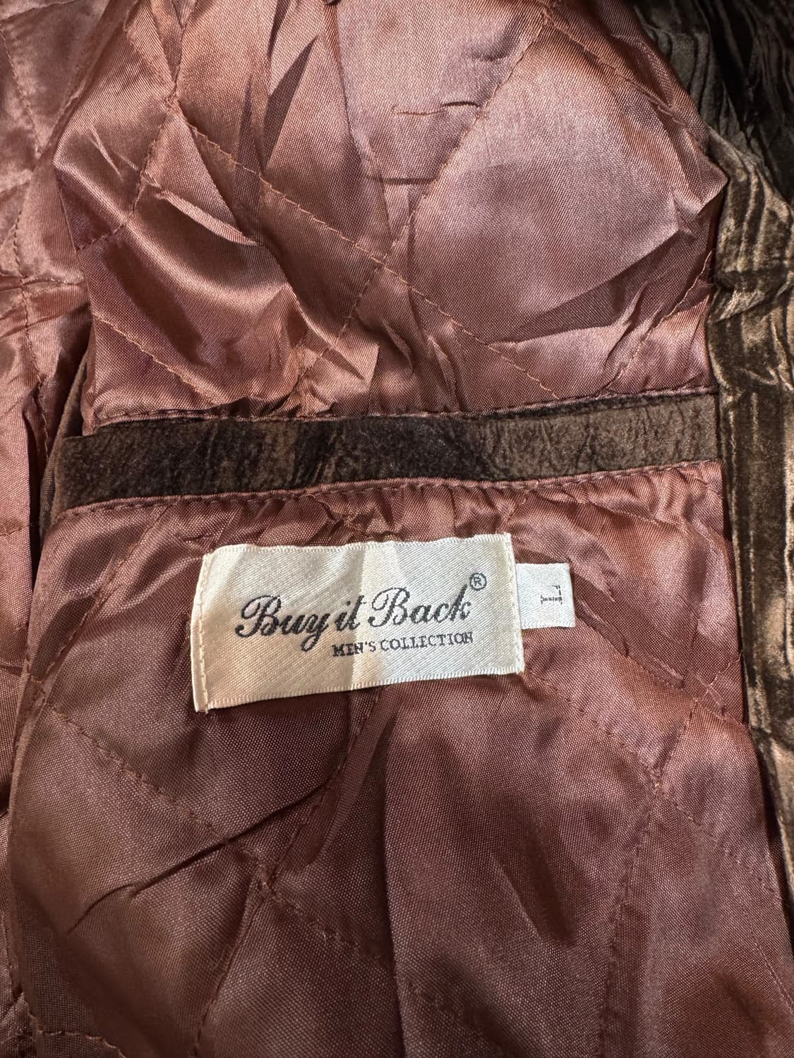 일본 빈티지 레더 메테리얼 브라운 웨스턴 자켓 (L)    상품이미지6