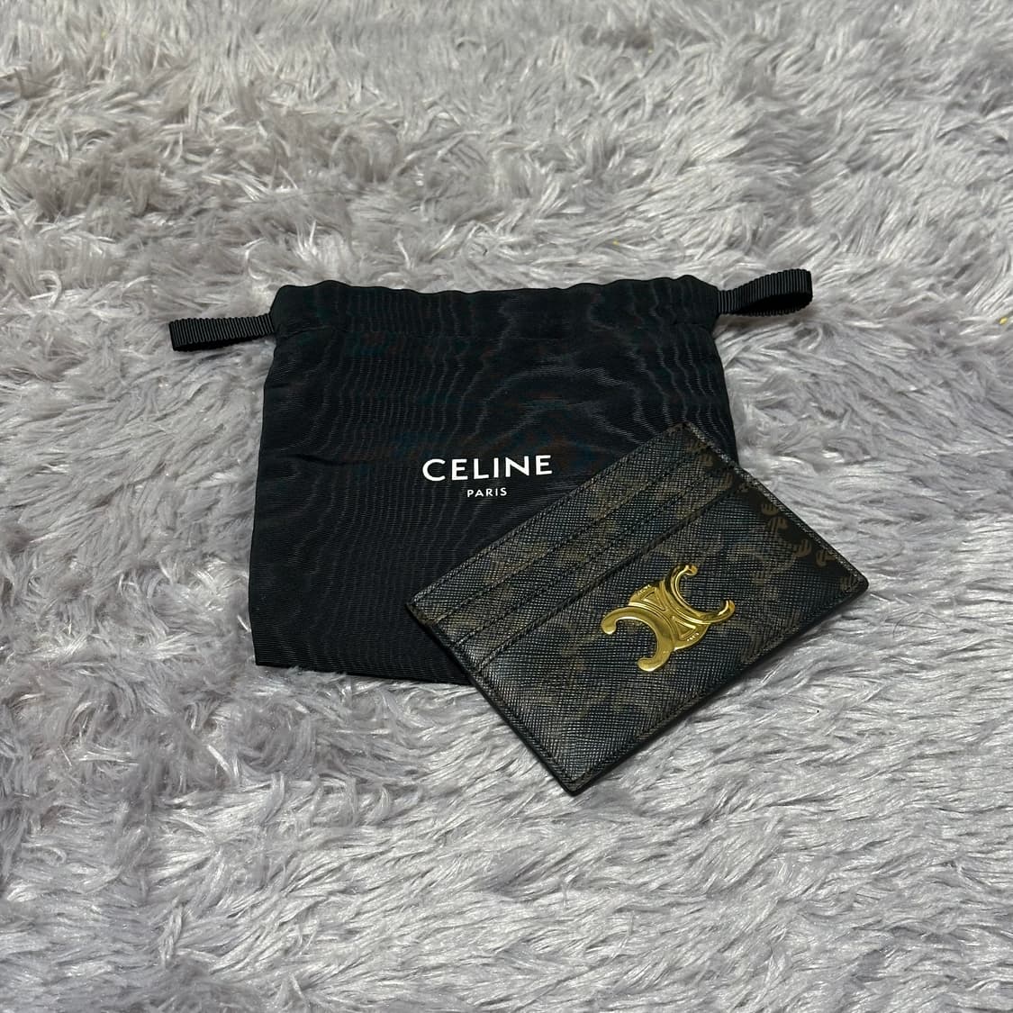 [정품 OS] 셀린느 트리옹프 카드지갑 탠 상품이미지9